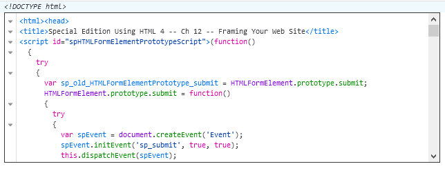 remplazar un HTML por otro en el inspector